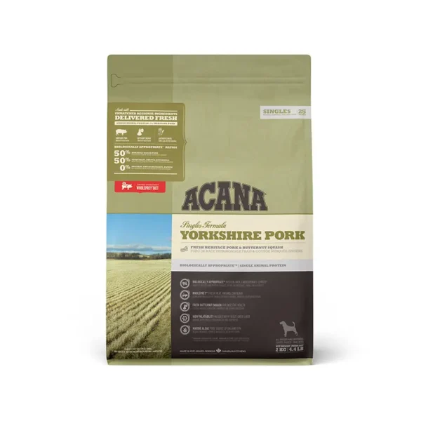 Pienso acana canine adulto cerdo yorkshire 6kg - nutrición premium para perros
