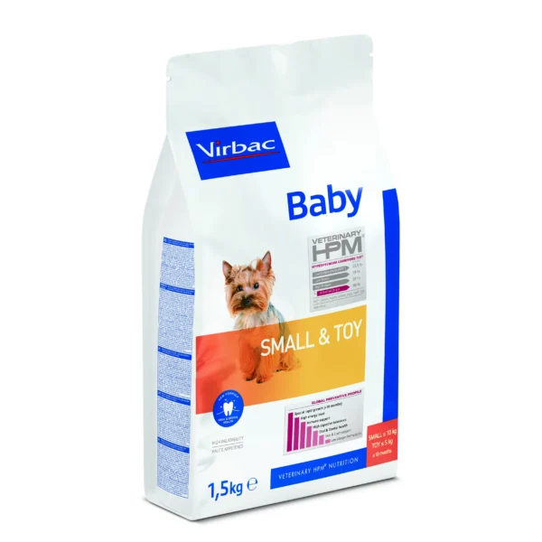 Alimento premium virbac hpm para cachorros de razas pequeñas