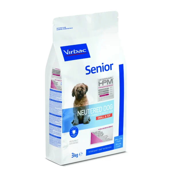Alimento virbac hpm para perros senior esterilizados de raza pequeña - nutrición óptima y saludable