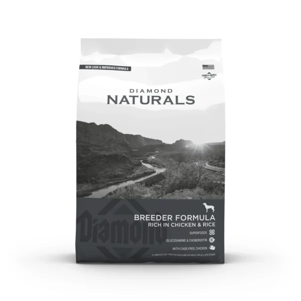 Alimento para perros diamond naturals pollo y arroz 20kg - nutrición premium