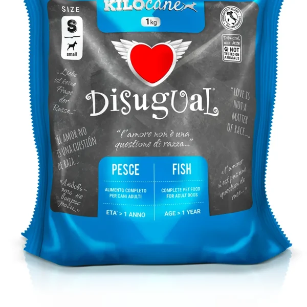 Alimento disugual para perro adulto pequeño de pescado 1kg - nutrición óptima y sabor irresistible
