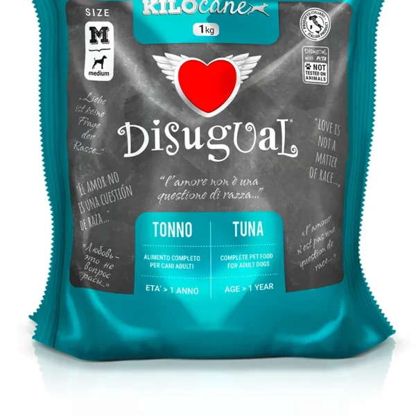 Disugual alimento para perro adulto mediano de atún 1kg - nutrición premium