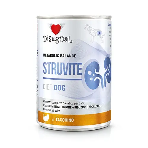 Disugual dieta para perros struvite de pavo 6x400 gramos - salud y nutrición