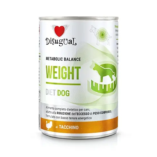 Disugual dieta para perros con pavo - control de peso 6x400 gramos