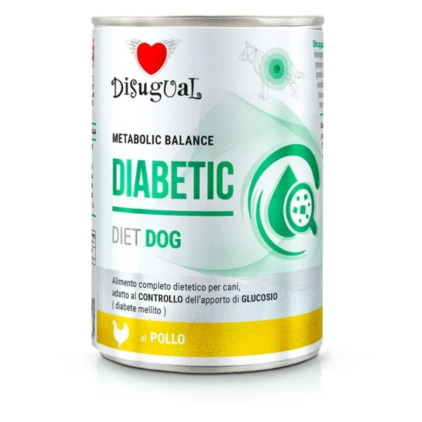 Comida para perros diabéticos disugual diet pollo 6x400g - salud y nutrición