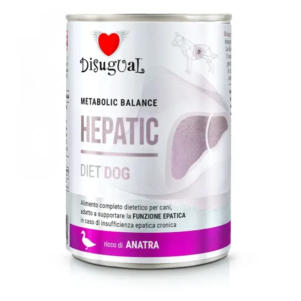 Disugual dieta hepática para perros - pato 6x400g: salud y nutrición óptima