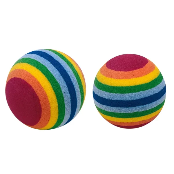 Pelotas para gato ferplast pa 5404 ter: juguetes ideales para tu mascota