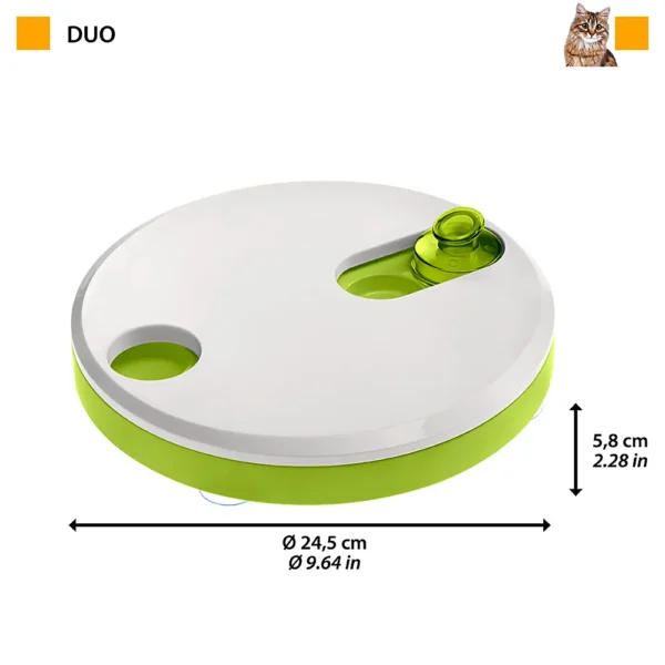 Juguete de inteligencia para perros y gatos ferplast duo 1ud: estimula y divierte a tu mascota