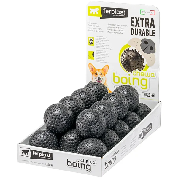 Ferplast pelota chewa boing medium display 22uds