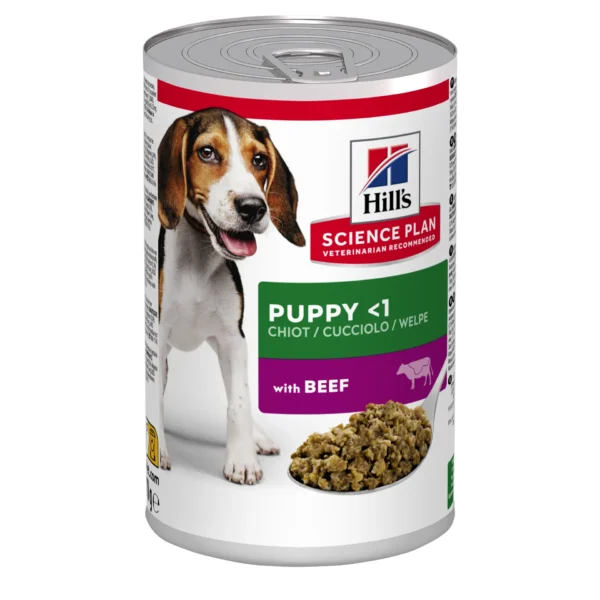 Comida para cachorros hill's hsp ternera 12x370g: nutrición premium