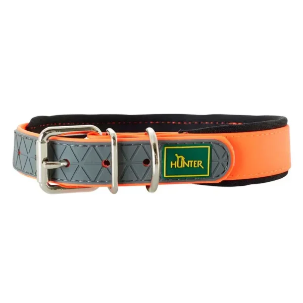 Collar reflectante impermeable para mascotas niq textil negro 60 cm