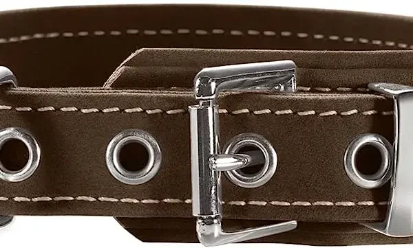 Collar hunting comfort de cuero nubuck verde talla 60 - máxima comodidad para tu mascota