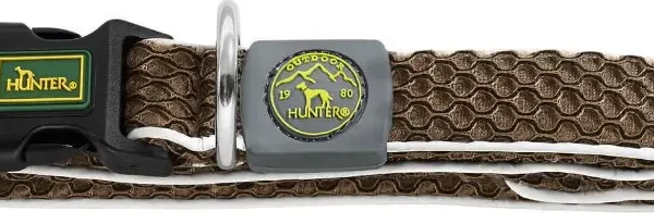 Collar de hilo vario basic l mesh marrón 40-60 cm - comodidad y estilo para tu mascota