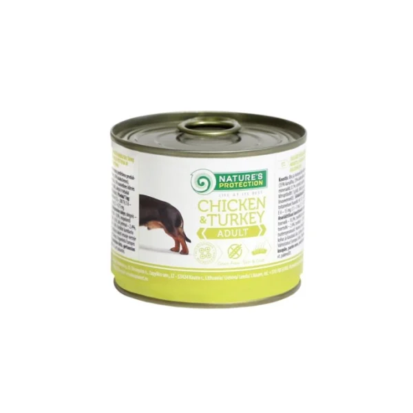 Alimento detox para perros adultos: nature’s p pollo y pavo 6x200 gramos