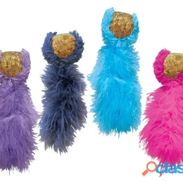 Juguete para gatos kong cat cork ball ca59e: diversión y ejercicio asegurados