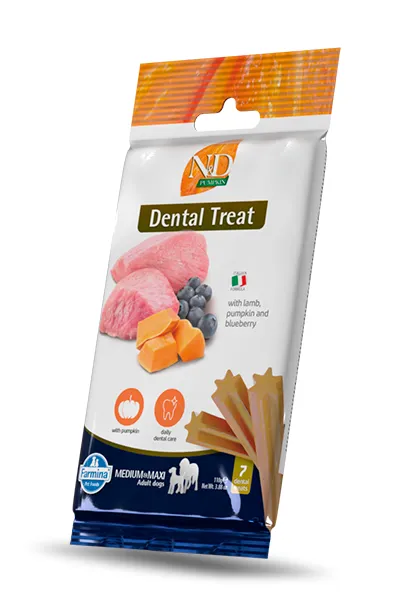 Galletas saludables de cordero y calabaza para perros adultos medianos y grandes - farmina nd