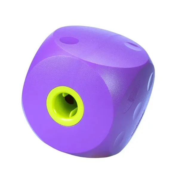Juguete interactivo buster cubo lila 12cm para comida o premios - kruuse