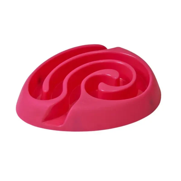Comedero laberinto rosa para perros buster dogmaze 26x21cm kruuse
