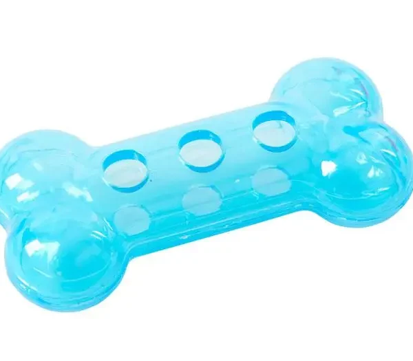 Hueso crunch azul 14cm para perros - juguete buster de kruuse