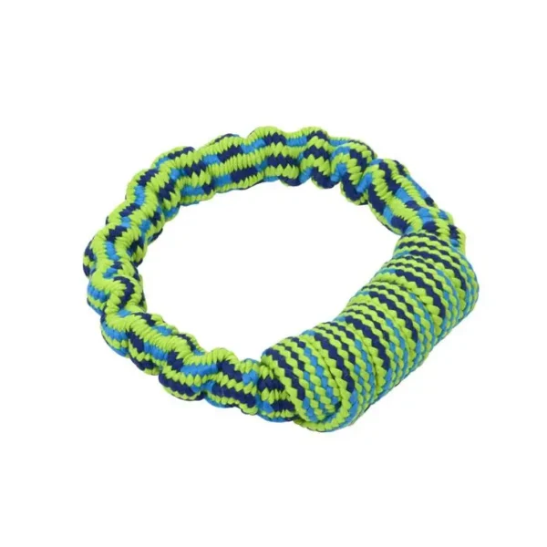 Juguete elástico para perros buster con asa de cuerda 16cm - kruuse
