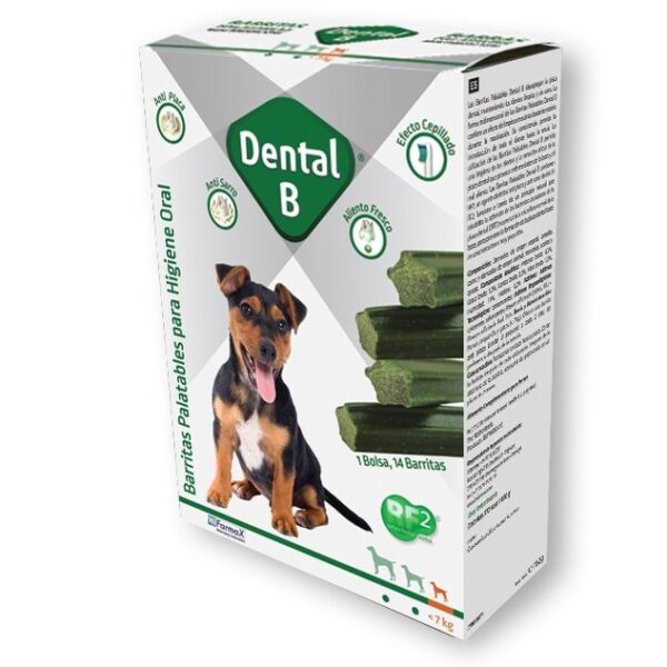 Dental-b (s) barritas perros -7 kg 14 ud