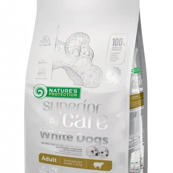 Alimento para perros pequeños adultos de raza pequeña con cordero 4kg - nature's p sc white dog