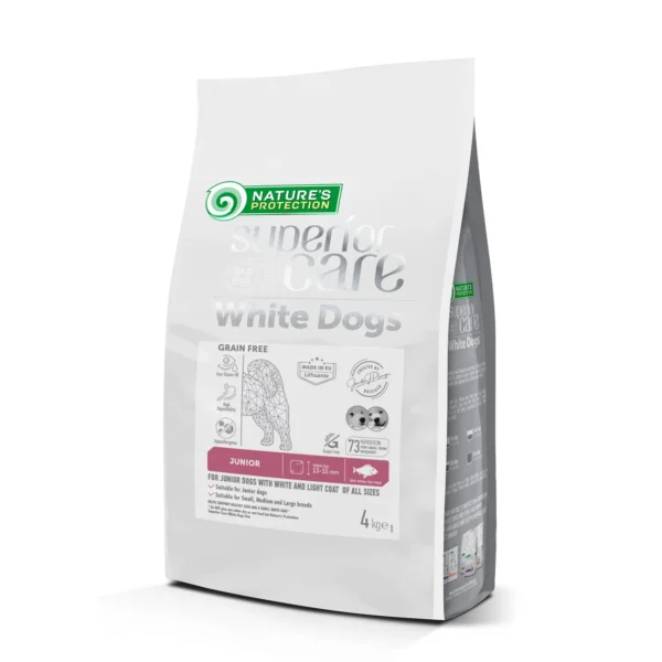 Pienso sin cereales para cachorros: nature’s pescado blanco 10kg
