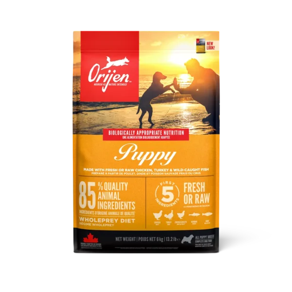 Orijen puppy 6kg: alimento premium para cachorros saludables