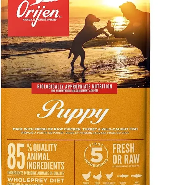Pienso orijen canine puppy 11,4 kg: nutrición premium para cachorros