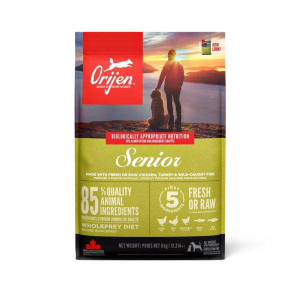 Orijen canine senior 2kg: alimento premium para perros mayores