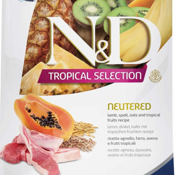 Alimento para gatos esterilizados farmina nd tropical cordero 1.5kg