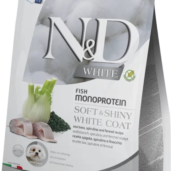 Alimento farmina nd para cachorros mini: lubina y espirulina 1,5kg
