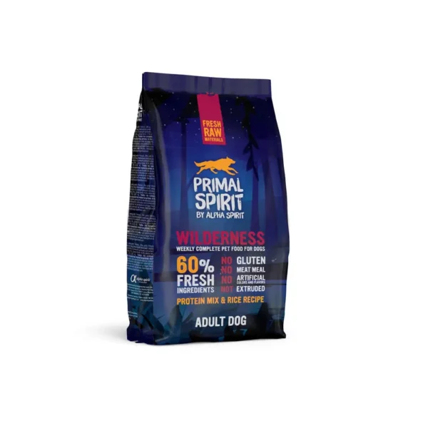 Alpha spirit canine primal 60% wilderness 1kg