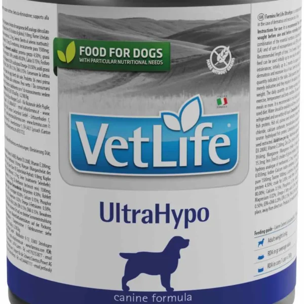 Compra farmina vet life dog ultrahypo: caja de 6x300 gramos para perros con alergias