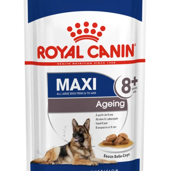 Alimento para perros mayores de razas grandes royal canine maxi ageing 10x140gr