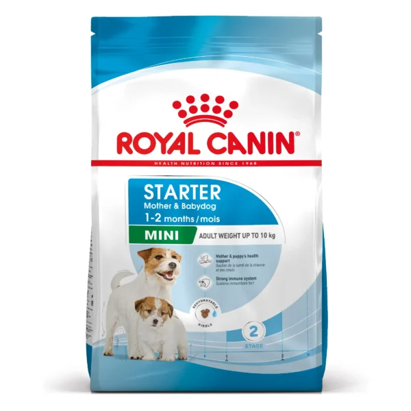 Compra royal canine starter mini 4kg: nutrición óptima para cachorros pequeños