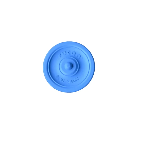 Juguete de caucho para perros sky rings azul disco - resistente y duradero, ideal para juegos de recogida, no tóxico y fácil de limpiar