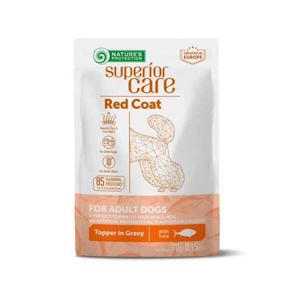 Topper de atún para perros adultos nature’s p sc red dogs 24x70g - nutrición premium