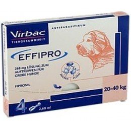 EFFIPRO 402MG SPOT ON PERRO +40 KG 4 Pipetas