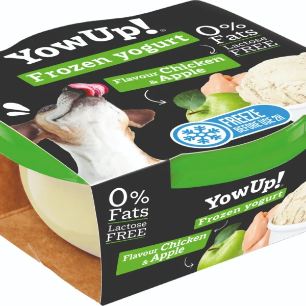 Yow up yogur helado pollo manzana caja display 12x110gr