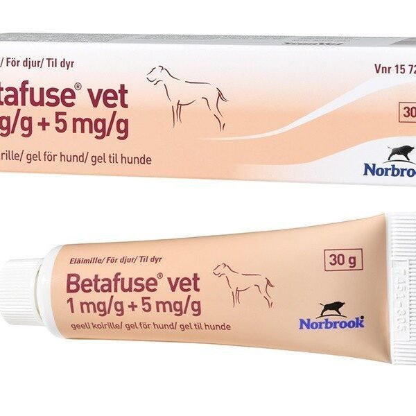 Betafuse 1 mg/g + 5 mg/g gel para perros