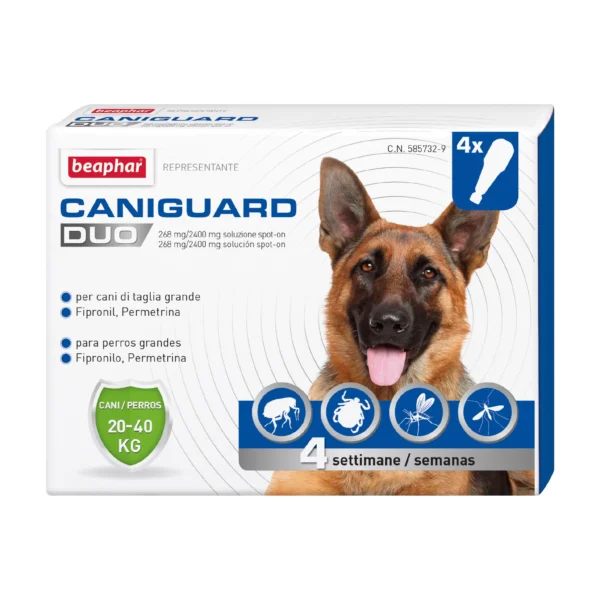 Beaphar caniguard duo l 20-40kg 4pip