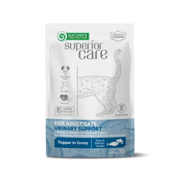 Nature’s p sc topper cat adult urinary atún y salmón 24x70gr - comida húmeda saludable para gatos