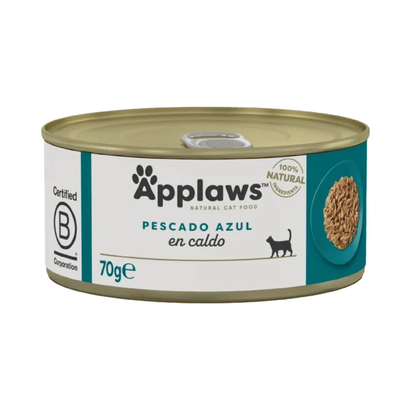Applaws cat lata pescado 24x70gr - comida húmeda natural para gatos con ingredientes de calidad y pesca sostenible