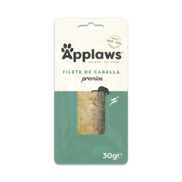 Applaws cat snack lomo de caballa 12x30g - snack húmedo y saludable para gatos