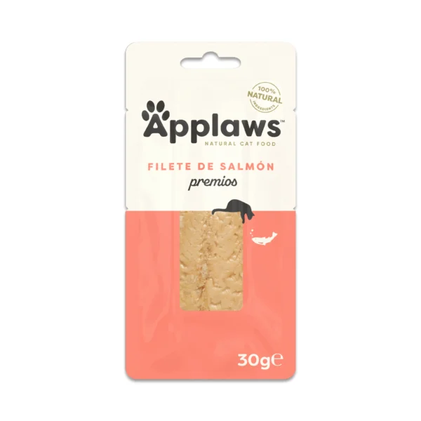 Applaws cat snack lomo de salmón 12x30g - alimento húmedo y saludable para gatos
