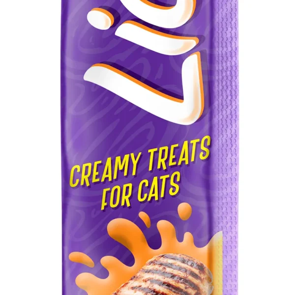 Snack saludable para gatos dr. zoo licks sabor pollo - pack 12x4x15gr
