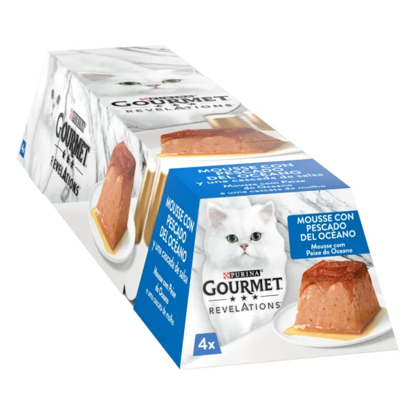 Comida húmeda gourmet para gatos - revelations pescado del océano 6x4x56g