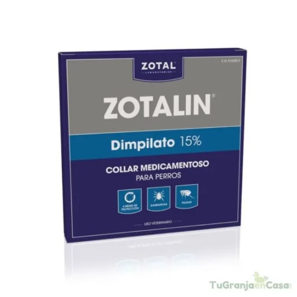 Zotalin collar antiparasitario para perros: protección efectiva y duradera