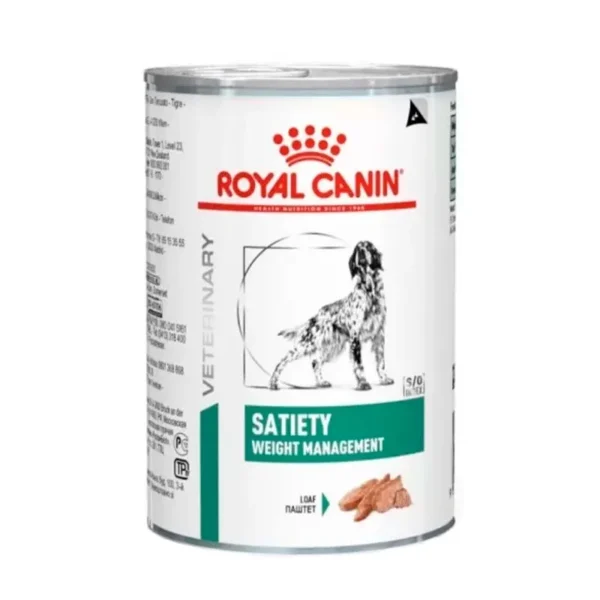 Comida para perros royal vet canine satiety: control de peso y satisfacción 12x195gr